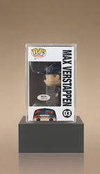 Funko Pop Autografiado por Max Verstappen (Oracle Red Bull Racing). Certificado PSA