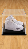 Par de Tenis Vintage Autografiados por Shaquille O'Neal. Shaq Model Basketball Shoes. Certificado Beckett