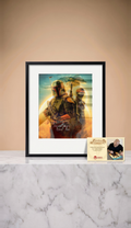 Fotografía Autografiada Temuera Morrison. Boba Fett. 11x14. Certificado Celebrity Authentics