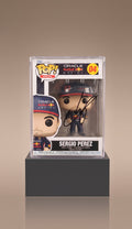 Funko Pop! Sergio "Checo" Pérez #04. Oracle Red Bull Racing. Firmado. Certificado Autograph coa.