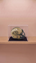 Mini Casco Salute to Service Autografiado por Hines Ward. Pittsburgh Steelers. Certificado BAS Witnessed
