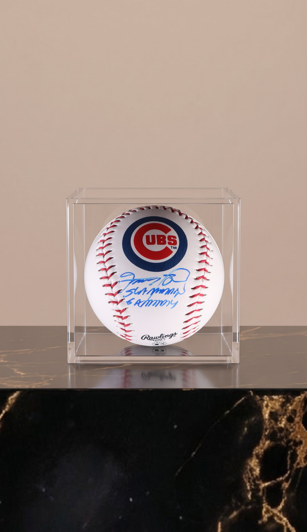 Pelota de Béisbol Autografiada por Sammy Sosa. Chicago Cubs. Certificado Beckett Witness